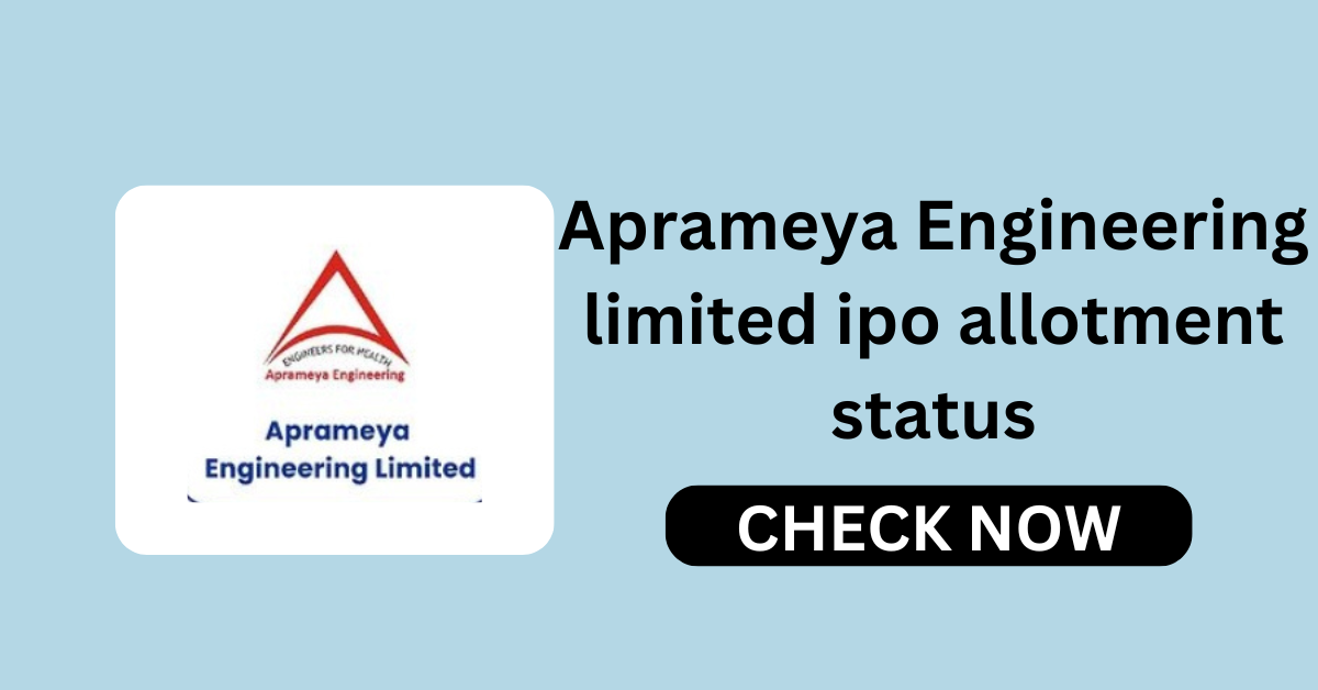 Aprameya Engineering limited ipo allotment status