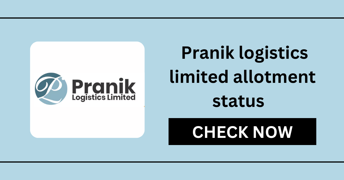 Pranik logistics limited allotment status