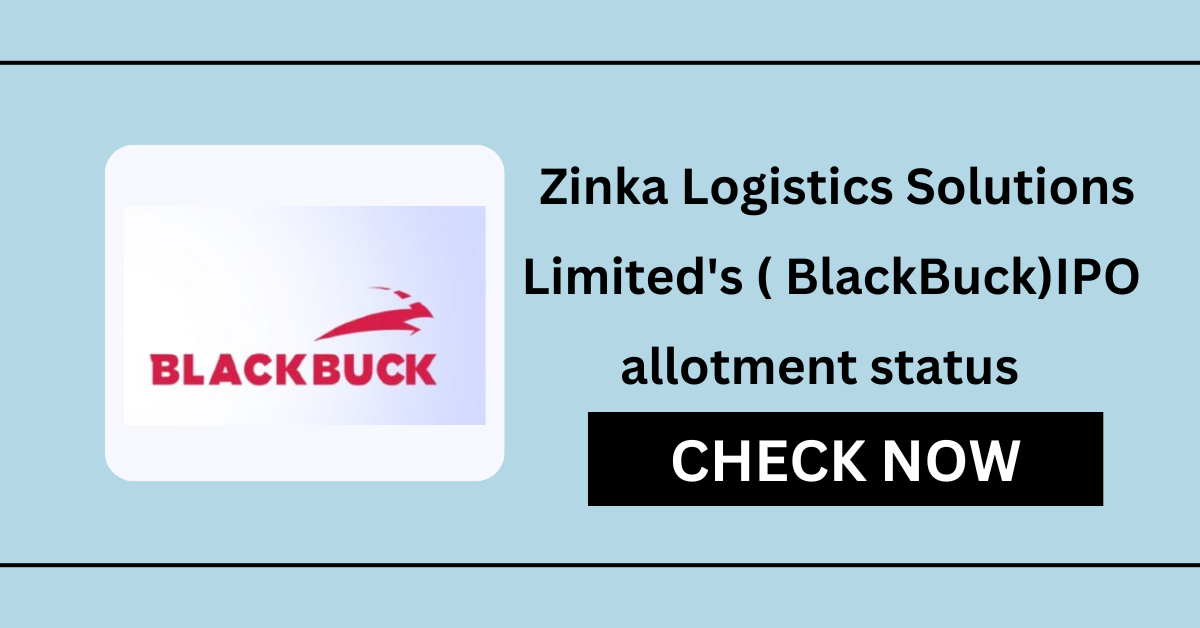 Zinka Logistics Solutions Limited allotment status